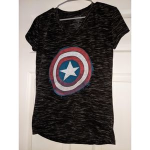 Captain America V-Neck T-Shirt